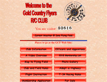 Tablet Screenshot of goldcountryflyers.com